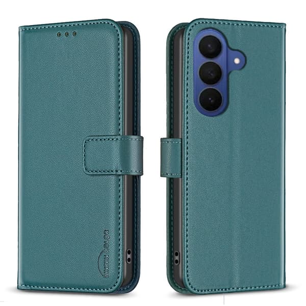 Til Samsung Galaxy A57 5G BINFEN COLOR pungcover Green