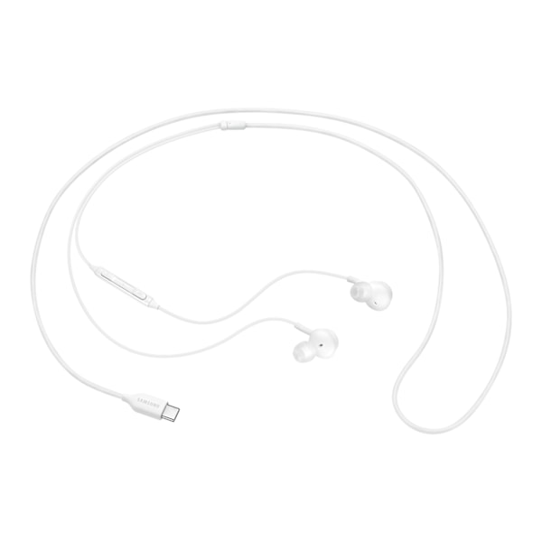 Samsung Stereo Headset EO-IC100 In-Ear hörlurar Headset USB-C Vit Vit