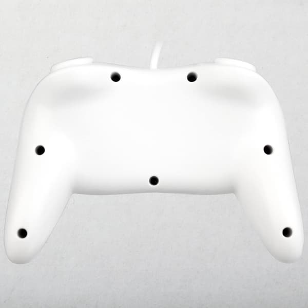 Gamepad kompatibel med Nintendo Wii, Wii U Controller 1.1m kabel - Hvid White