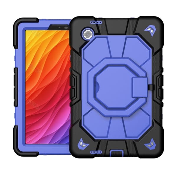 Samsung Galaxy Tab A11 Kuori PC+Silikoni Tablettisuojus Black + Blue Multicolor