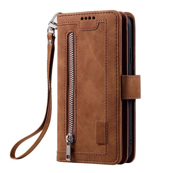 Til Motorola Edge 70 5G pungetui Brown