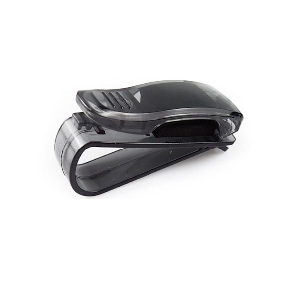 Multi-function Car Sunglasses Glasses Holder Paper Clip Black