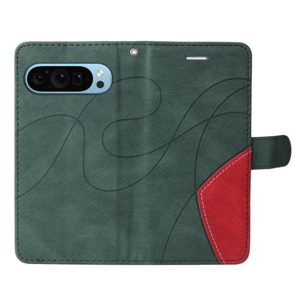 Til Google Pixel 9 / 9 Pro KT - serie - 1 dobbeltfarve etui Green