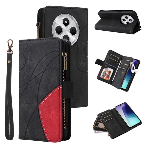 KT Wallet Case til Xiaomi Redmi 14C Black