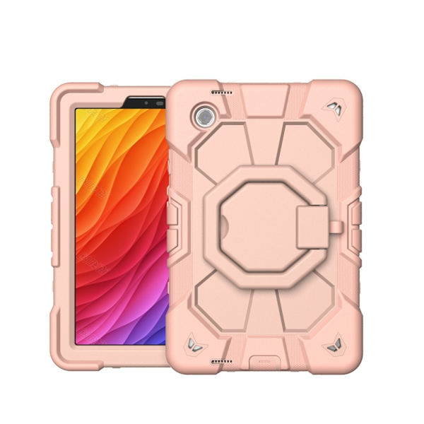 Til Samsung Galaxy Tab A11+ Etui PC+Silikone Tablet Cover Pink Multicolor