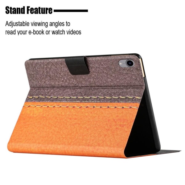 For iPad 10.9 (2022) Gen 10 Tablet Cover Stand Case - Orange Orange