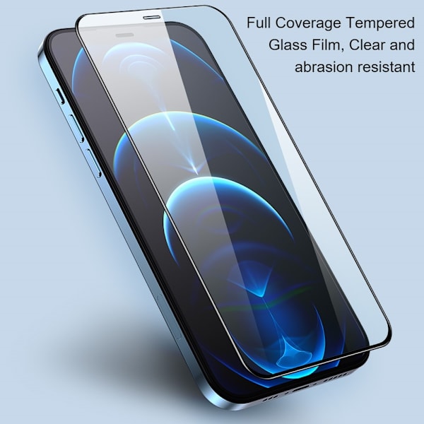 AMORUS Skjermbeskytter i glass for iPhone 16 Plus Transparent