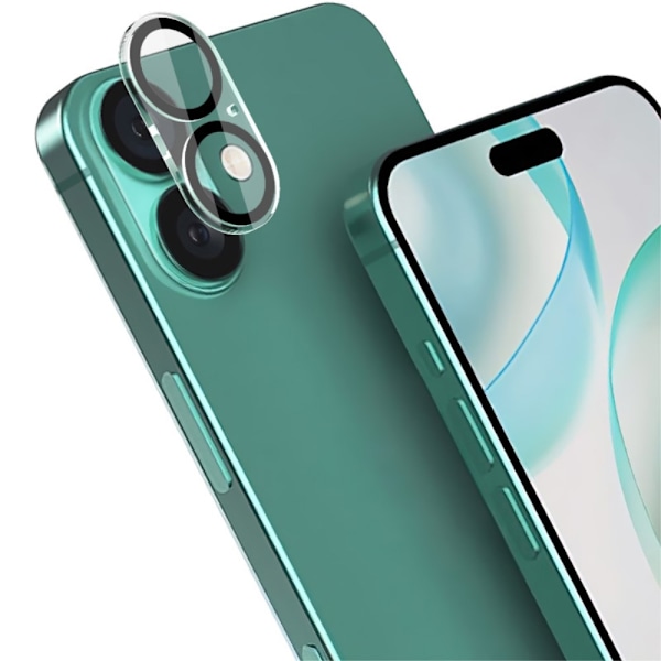 IMAK iPhone 16 / 16 Plus -puhelimelle Integroitu Kameran Linssikalvo Transparent