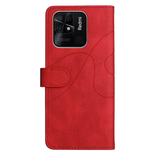 Til Xiaomi Redmi 10C KT - serie - 1 dobbeltfarve Red