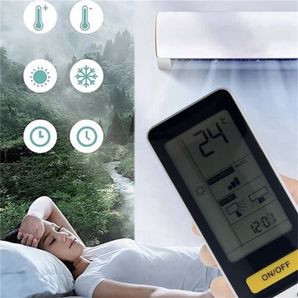 Fjärrkontroll Ersättning för 0010402886W för Haier Air Conditioner Vit