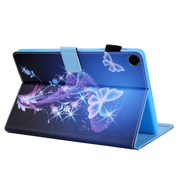 Samsung Galaxy Tab A9 Vikbart fodral korthållare - Dream Butterfly multifärg