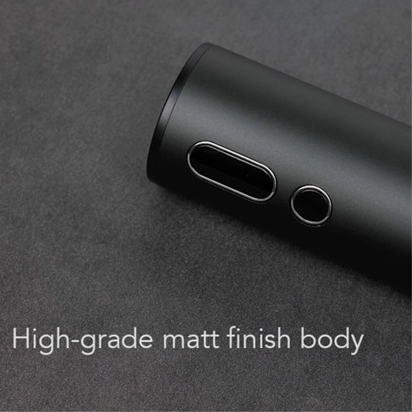 Salt- og pepperkvern med batteri og LED-lys Black