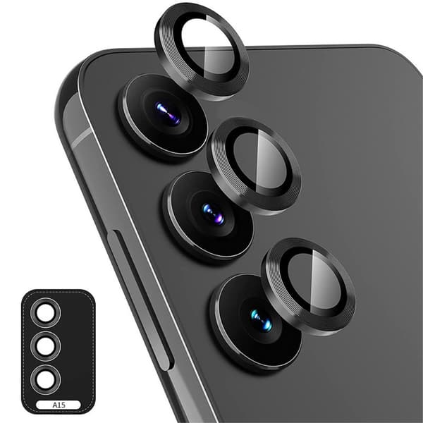 ENKAY Til Samsung Galaxy A15 Kamera Linse Beskytter Black