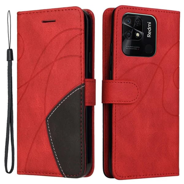 Til Xiaomi Redmi 10C KT - serie - 1 dobbeltfarve Red
