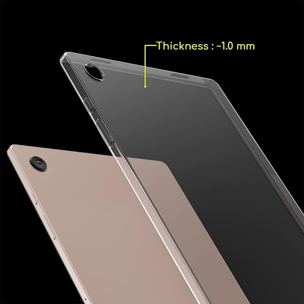For Samsung Galaxy Tab A9 Etui - Klar TPU Tablettdeksel Transparent