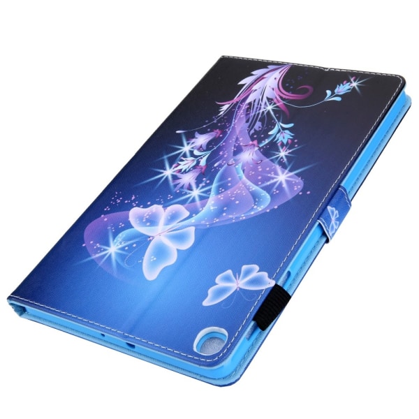 Samsung Galaxy Tab A9 Vikbart fodral korthållare - Dream Butterf multifärg