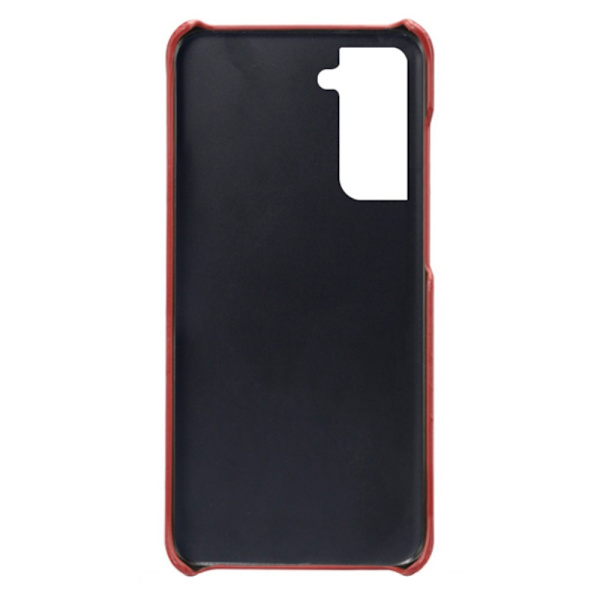 Samsung Galaxy S24 KSQ Pu-nahkapäällysteinen kuori kova kotelo Red