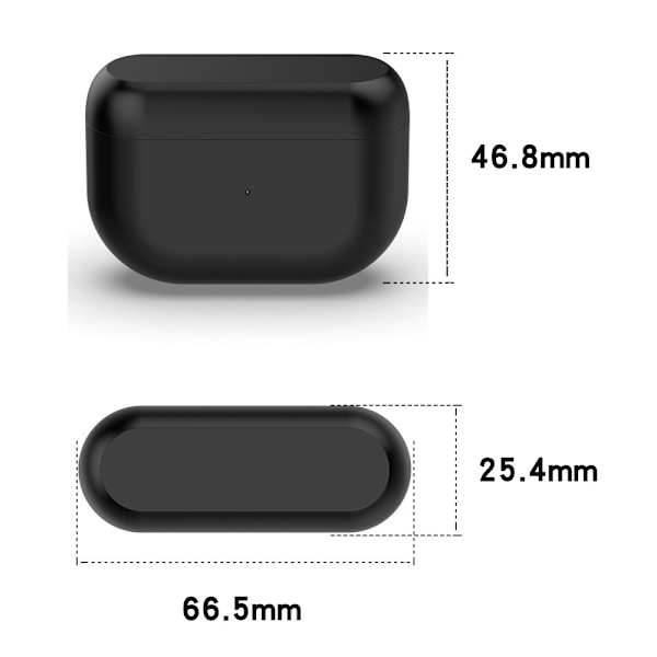 Docka för Jabra Elite 8 / Elite 8 Active Earbuds Laddningsfack Laddningskabel Svart