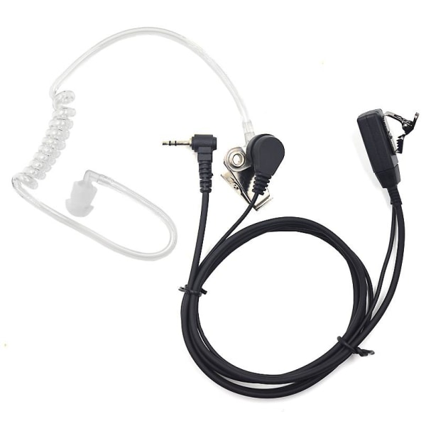 2,5 mm Hodesett Ørepropphodesett 1 Pin Ham- Amatørradio Black