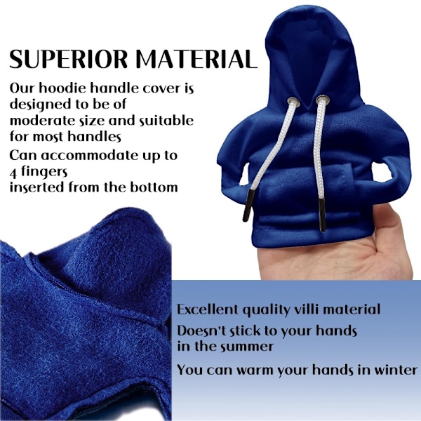 Bil Hoodie Skydd Design Dekoration Växelspak - Blå Blå
