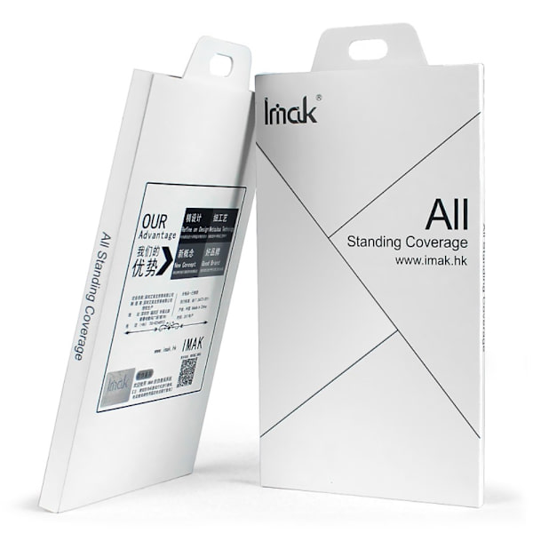 IMAK Skärmskydd till iPhone X / XS - Soft Hydrogel 2-pack Transparent