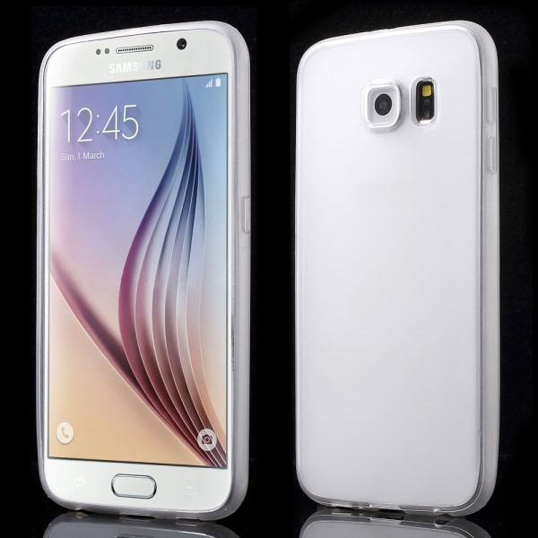 Samsung Galaxy S6 SM-G920F Matt TPU cover TRANSPARENT Transparent