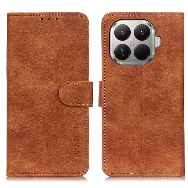 KHAZNEH Til Xiaomi 17T Lommebokdeksel Retro Brown