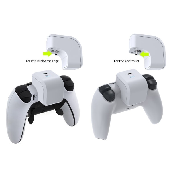 PS5 Playstation 5 Control 1600mAh PowerBank ulkoinen akku White