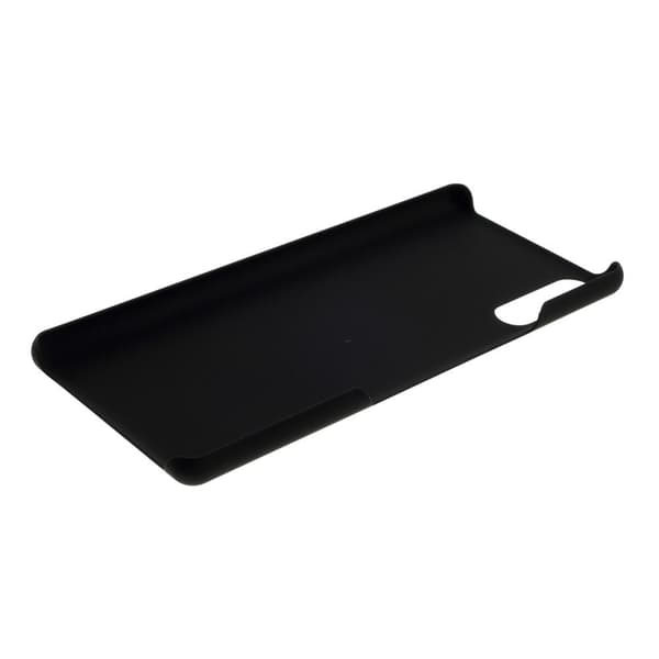 Rubberized Hard Plastic Suojakuori - Sony Xperia L4 - Musta Black