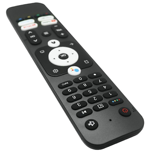 Fjernkontroll utskiftning HTR-U31 for Haier TV stemmestyrt Black