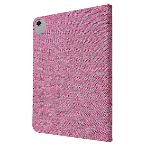 Til iPad Air 13 (2024) Tabletetui Dækstofstruktur Pink