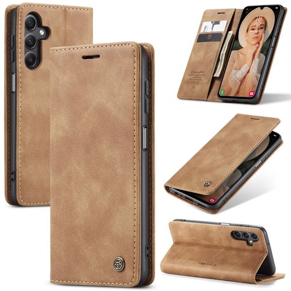 CASEME Plånboksfodral Samsung Galaxy A16 - Brun Brun
