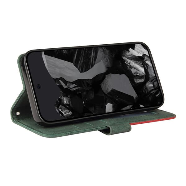 Google Pixel 9 Pro XL KT Series - 1 Kahden Värin Kotelo Remmillä Green