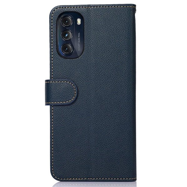 KHAZNEH telefoncover til Motorola Moto G 5G 2022 - Blå/brun Blue