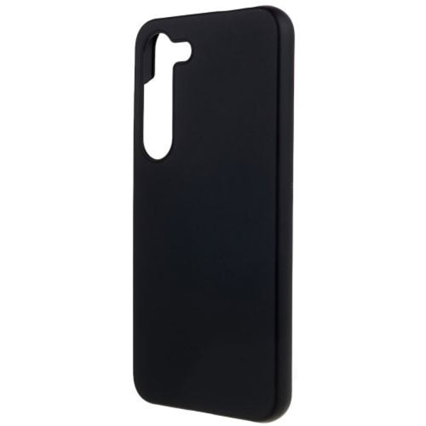 Rubberized Hard PC Case Protective Shell for Samsung Galaxy S23+ (Plus) - Black Black