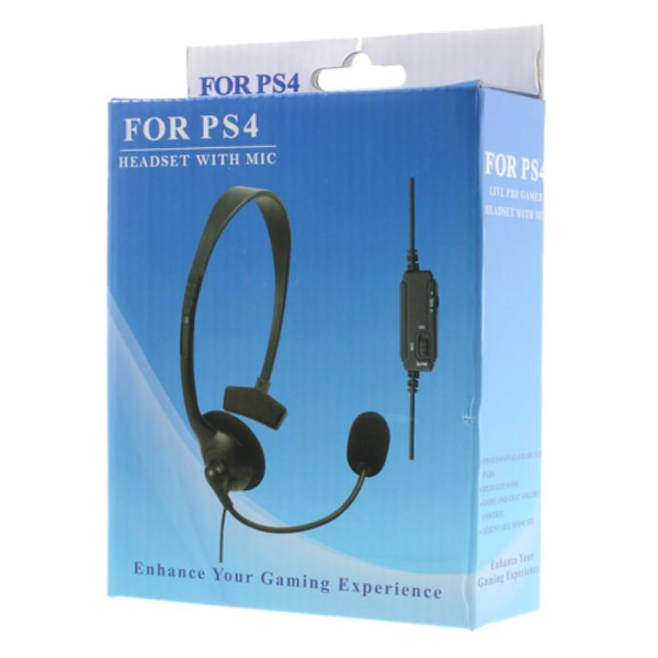 Wired Gaming Headset with Microphone for Sony PlayStation 4 PS4 Black