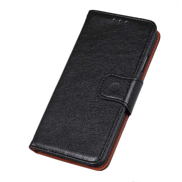 Kuvioitu haljasnahkainen lompakkokotelo Case P Smart Z:lle - musta Black