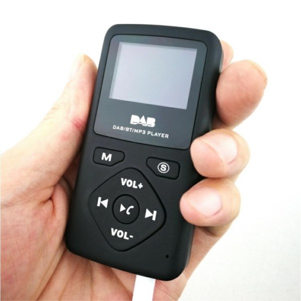 DAB Bluetooth Digital MP3-spiller med støtte for FM-radio og TF-kort White