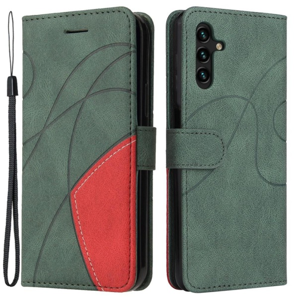KT Plånboksfodral till Samsung Galaxy A34 5G - Grön/Röd Grön