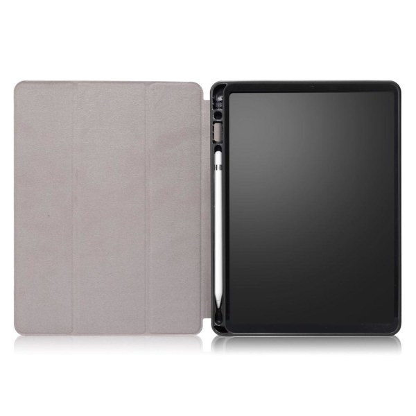 Trifoldet Stand Tablet-Taske til Apple iPad 10.2 2019/2020 /2021 - Sort Black