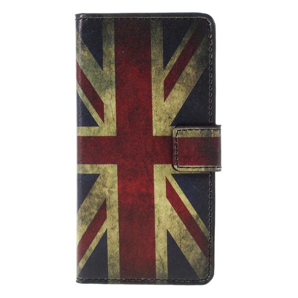 Samsung Galaxy A3 (2016) Pung-etui - Retro UK Flag Black