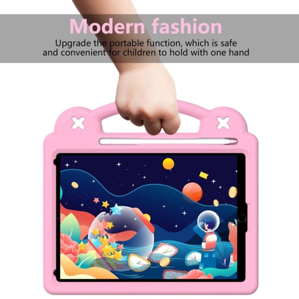 Apple iPad 10.2 2021 2020 2019 Iskunkestävä EVA-vaahtomuovijalus Pink
