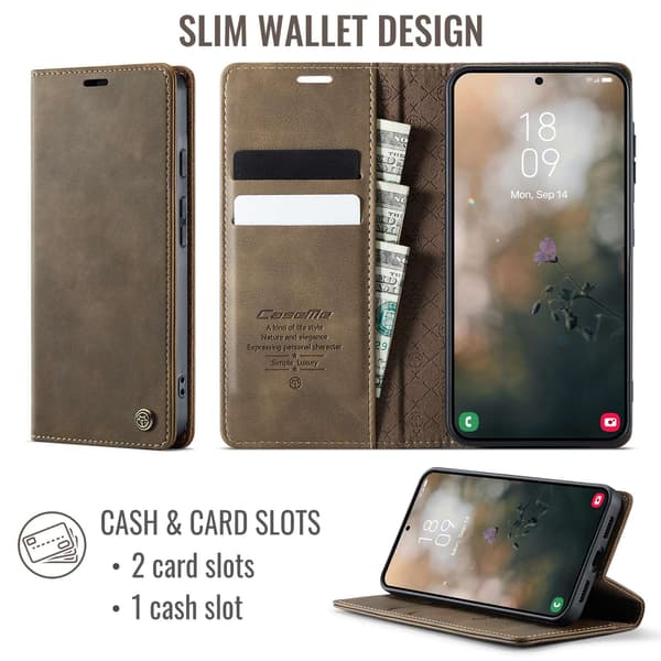 CASEME Pungcover til Google Pixel 11 Pro XL Brown
