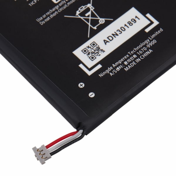 Batteri kompatibelt med Nintendo Switch Lite 3.8V 3570mAh Svart