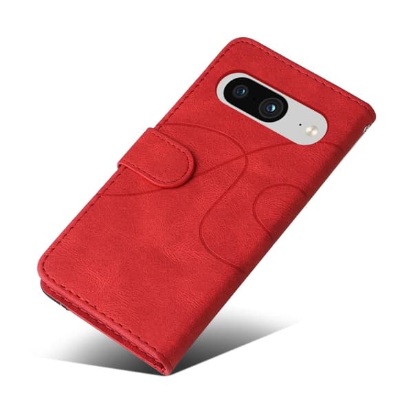 Google Pixel 8 KT Series - 1 Kahden Värin Kotelo Remmillä Red