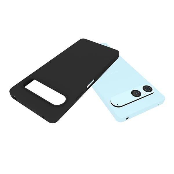 Til Sony Xperia 10 VII Etui Mat Finish Blødt TPU Cover Black