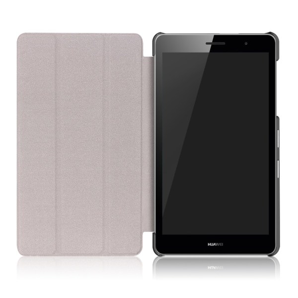 Huawei MediaPad T3 7.0 3G case kolminkertainen seisontakotelo - musta Black