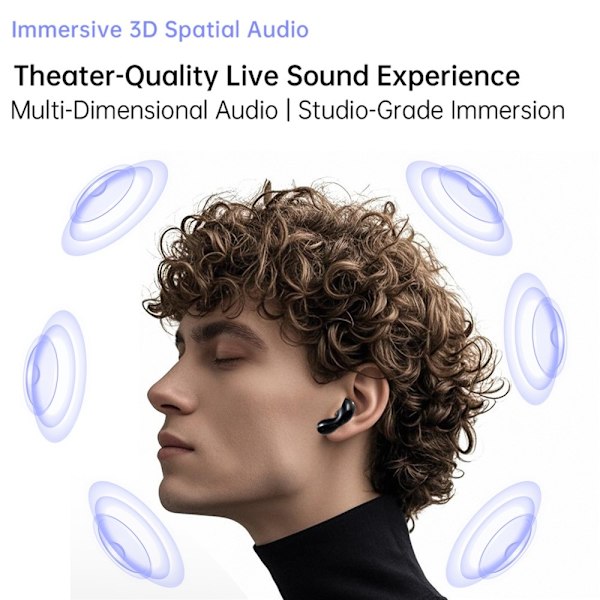 Pulsar Bluetooth headset dynamiska driver in-ear-hörlurar 4 mikrofoner - MörkGrå Mörkgrå