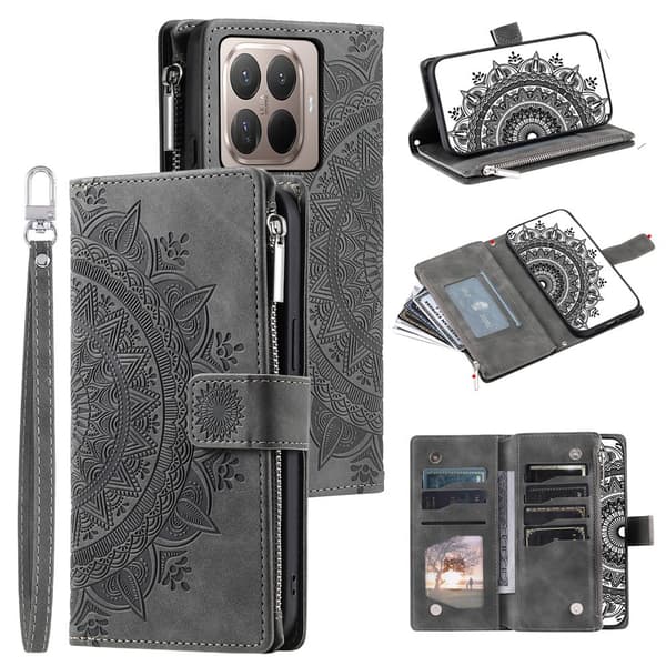 Til Xiaomi 17T Pro Pungcover Mandala Grey