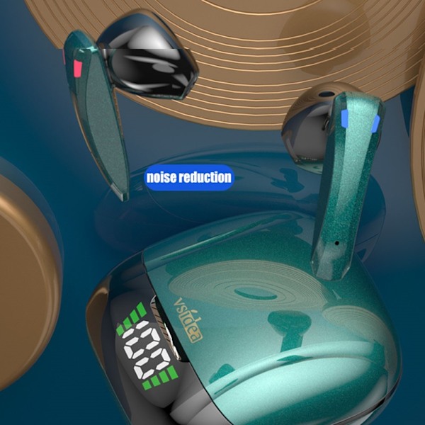 VSIDEA A9S Trådløse Hovedtelefoner BT 5.4 Støjreducerende Vandtætte Headset Green